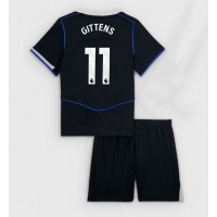 Chelsea Jamie Gittens #11 Tretí Detský futbalový dres 2025-26 Krátky Rukáv (+ trenírky)